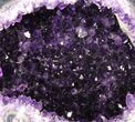 Amethyst Jewelry Box Geode On Stand - Gorgeous #94323-3